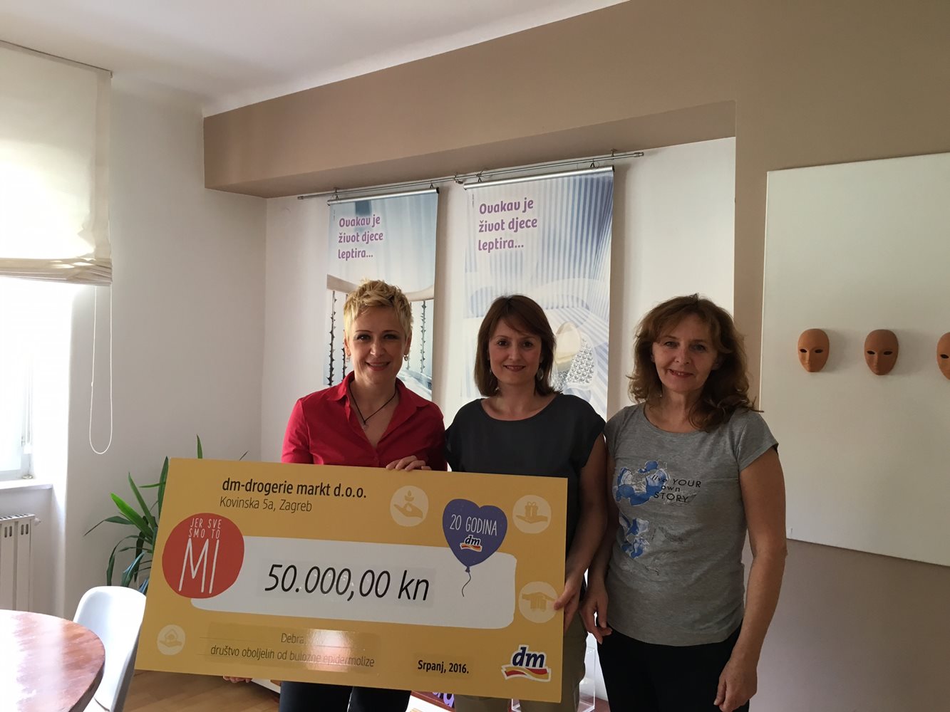 dm podržao rad udruge Debra 24h servis