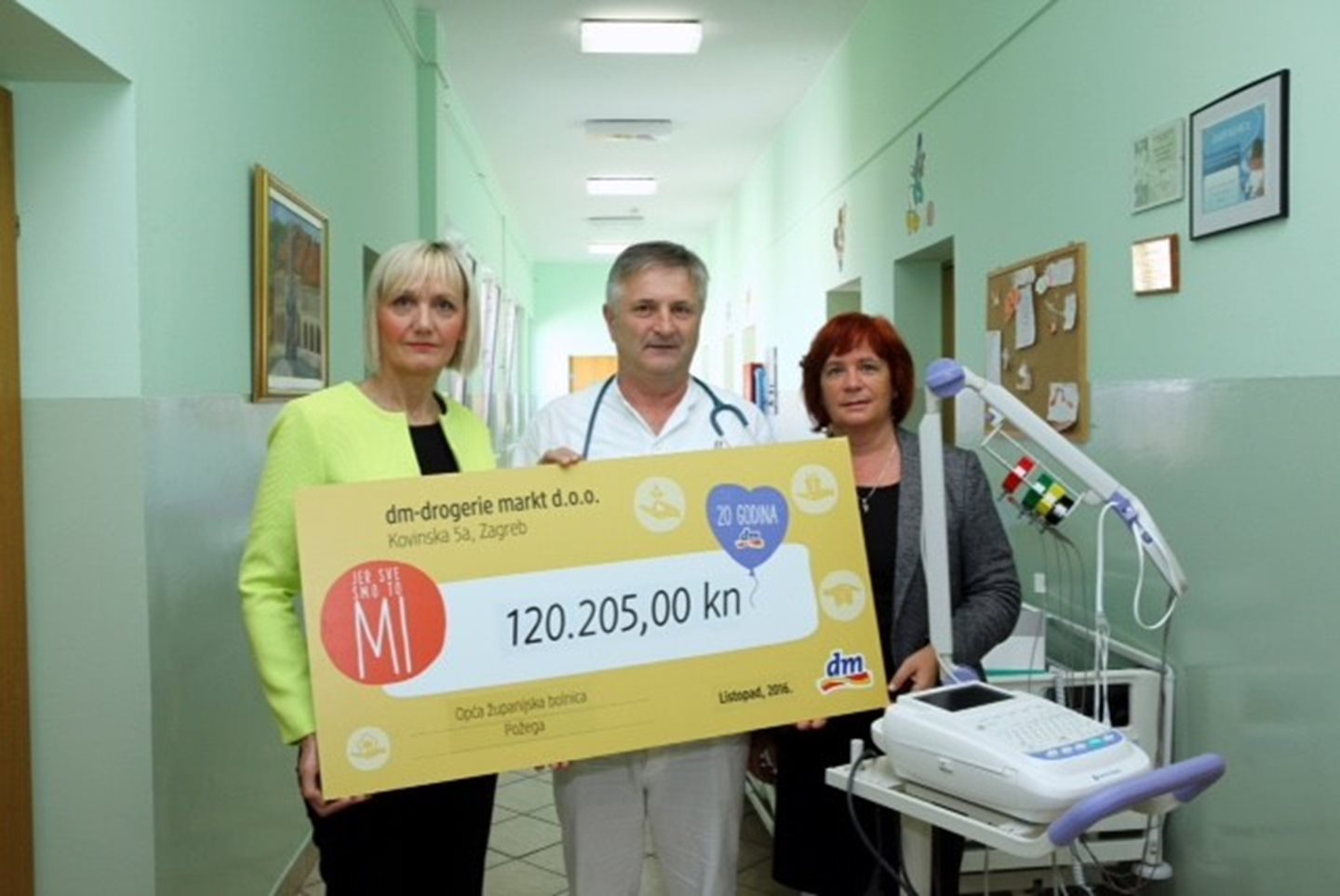Donacija dm-a omogućila opremanje pedijatrijskog odjela Opće županijske bolnice Požega