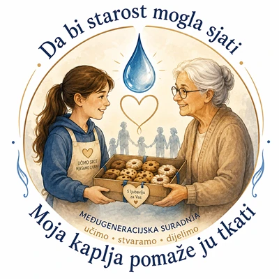 Da bi starost mogla sjati i naša kaplja pomaže ju tkati