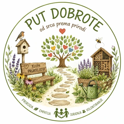 PUT DOBROTE – od srca prema prirodi (Podnaslov: Školski prostor koji spaja prirodu, empatiju i volontiranje)